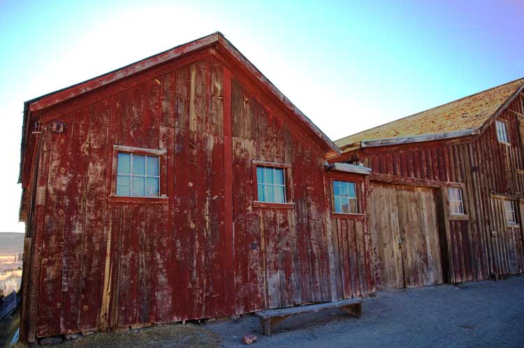 The ghost town of Bodie, California