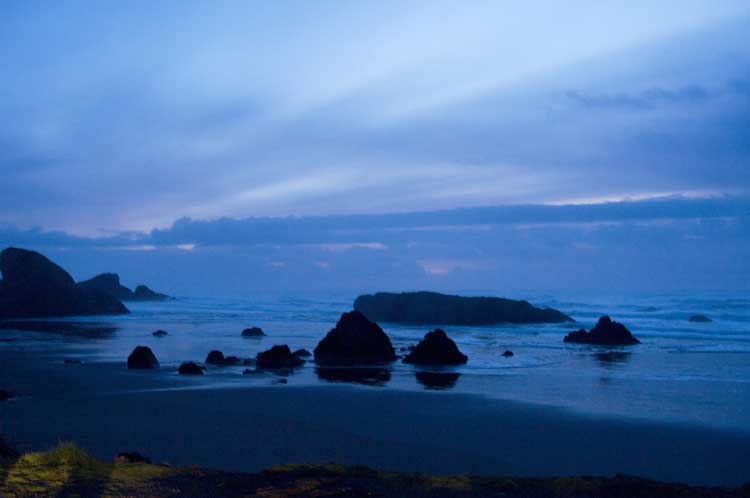 California-Oregon coast