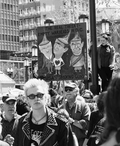 Oakland anti-war demonstration.