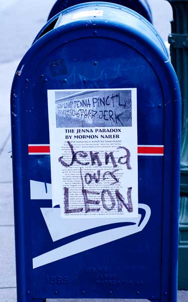 A mailbox in Oakland.