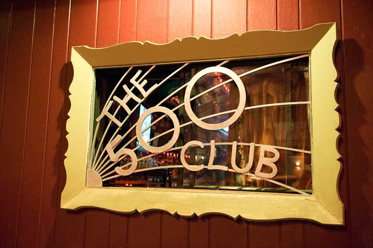 The 500 Club in San Francisco.