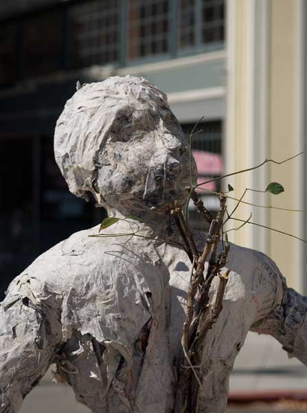 Before: A 'street' sculptor at work in Oakland (Nikon D2x)