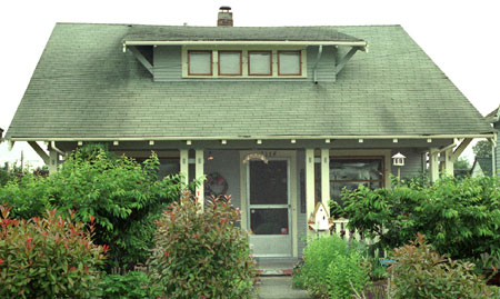 Under there somewhere, the family house, Seattle.