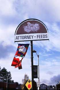 Street sign, Tigard, Oregon