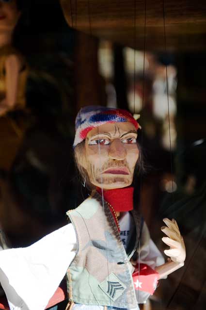 A store window in Bisbee, AZ