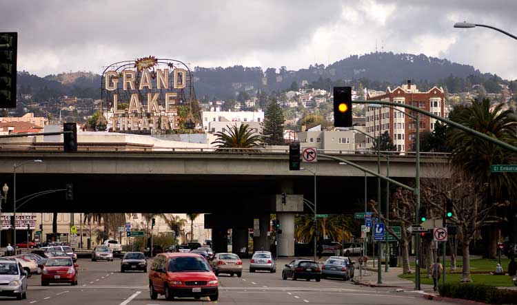 Near Lake Merritt in Oakland.