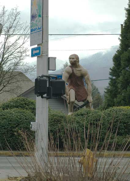 A chance encounter with Sasquatch on the way back to Oakland