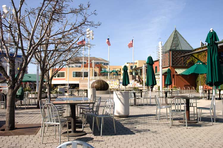 Jack London Square in Oakland.