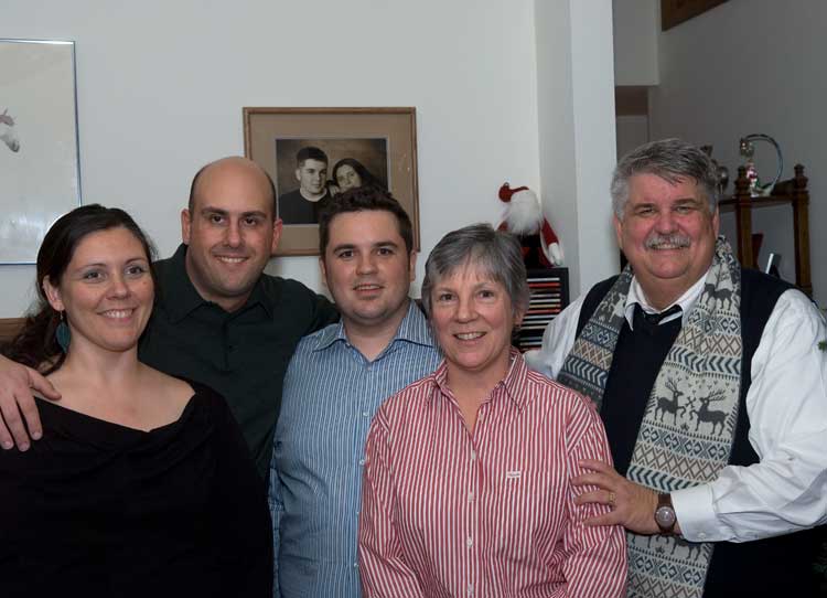 Family Christmas party in Seattle.