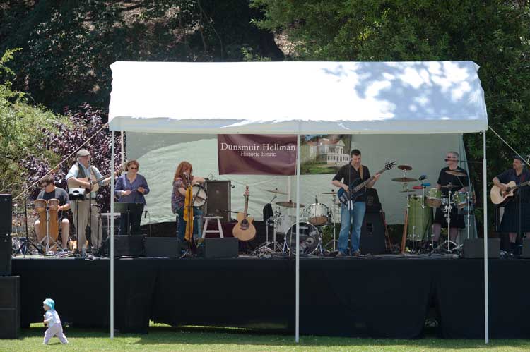 Today at the Scottish Highland Games at the Dunsmuir Hellman Historic Estate.