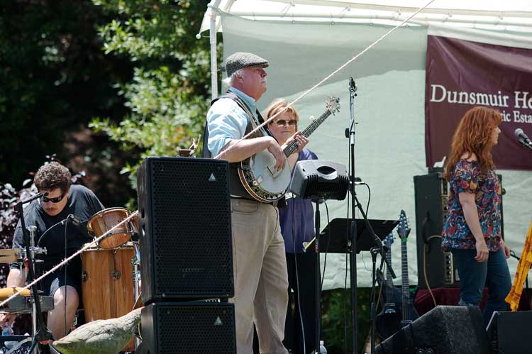 Today at the Scottish Highland Games at the Dunsmuir Hellman Historic Estate.