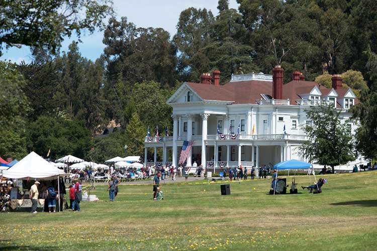 Today at the Scottish Highland Games at the Dunsmuir Hellman Historic Estate.