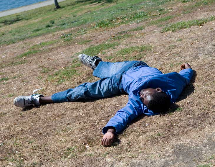 I thought he might be dead, Lake Merritt, Oakland