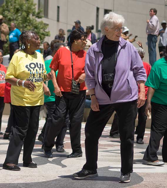 Soul dancers in Oakland.