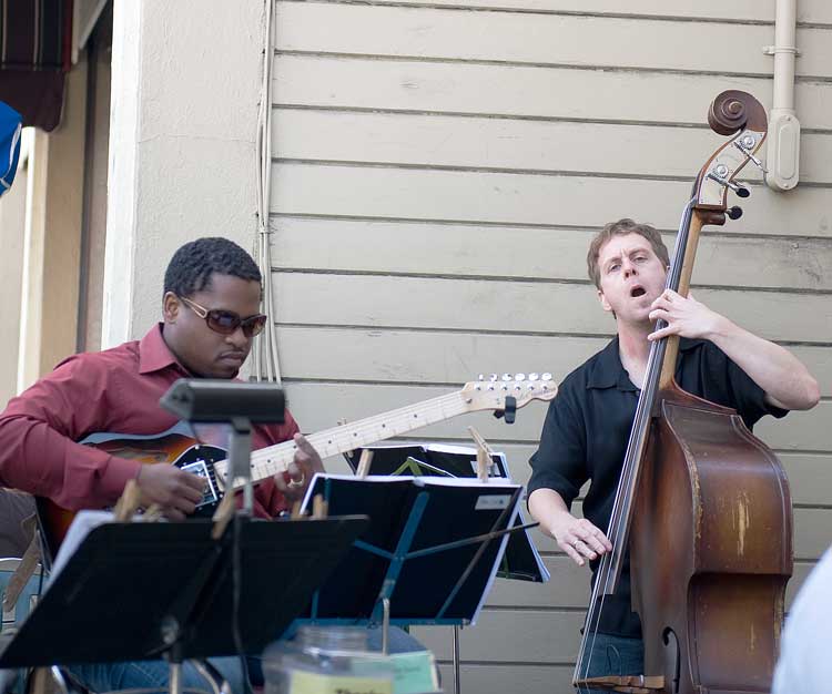 Jazz at my morning café.