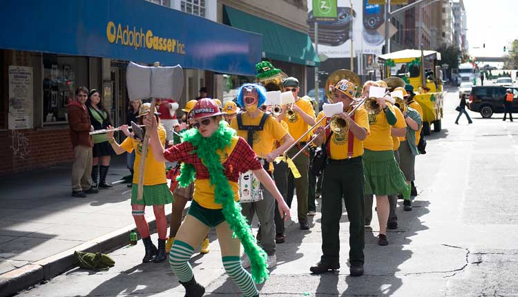 San Francisco St. Patrick's Day parade.