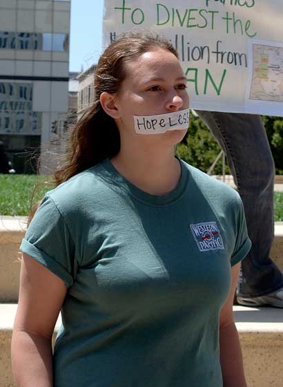 Oakland City Center demonstration