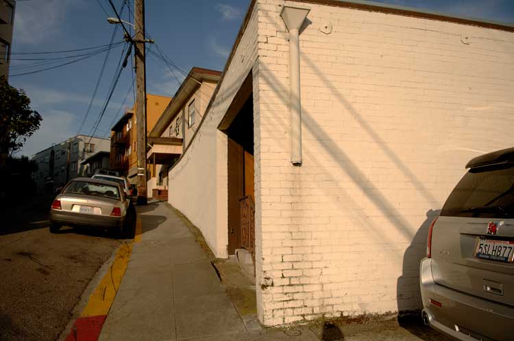 A street near Lake Merritt.