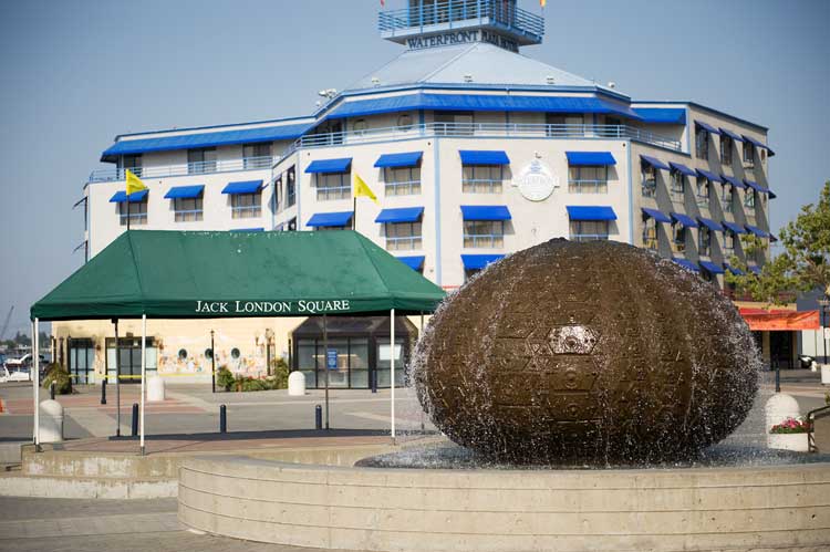 Jack London Square this morning.