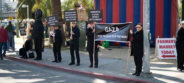 Women in Black in Oakland.