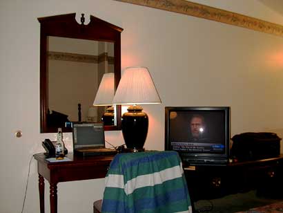 Motel room, Gaberville, California