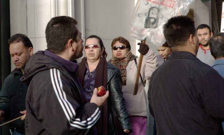 Hotel workers lockout in San Francisco