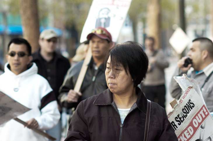 Hotel workers lockout in San Francisco