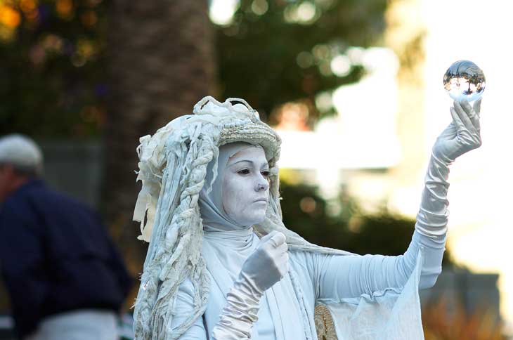 Union Square performance artist in San Francisco