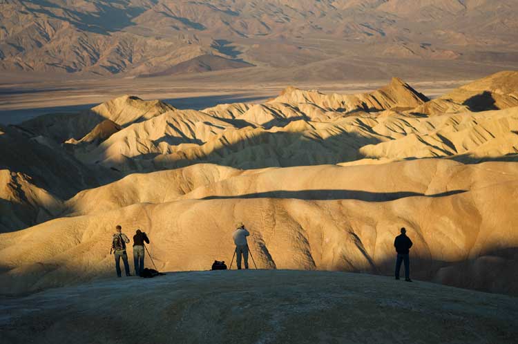 Zabriski Point, Death Valley, California.