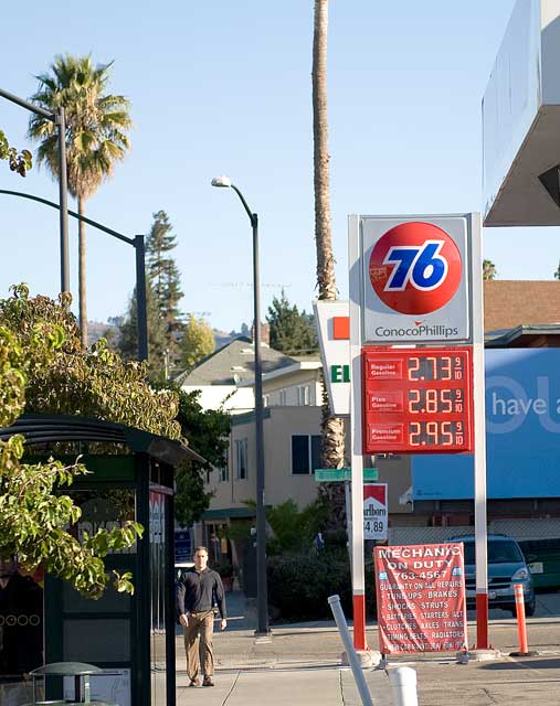 November 6th gas prices in Oakland.