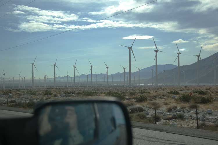 Leaving L.A. on the way to Bisbee.