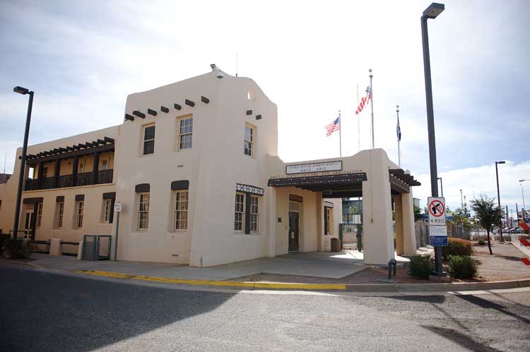 Border crossing building near Bisbee.