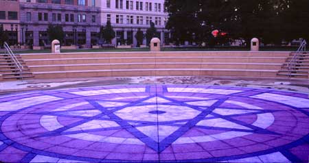 Area in front of Oakland City Hall.