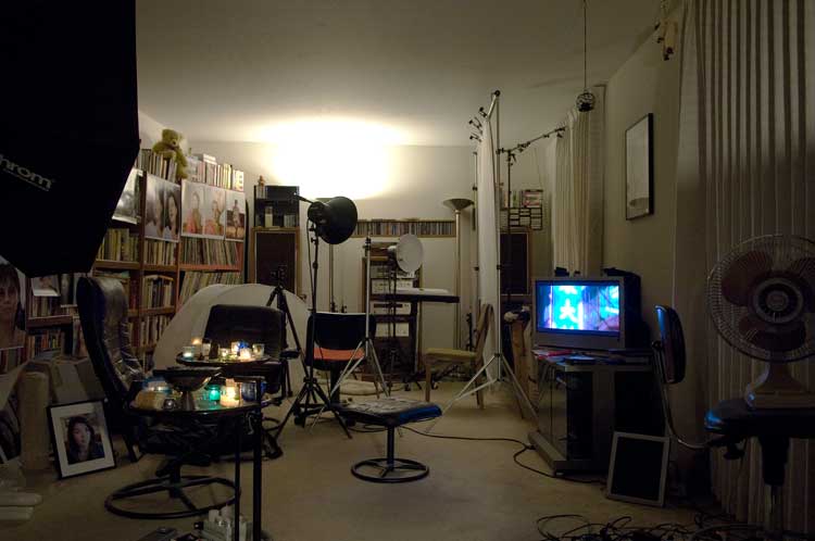 The photographer's living room.