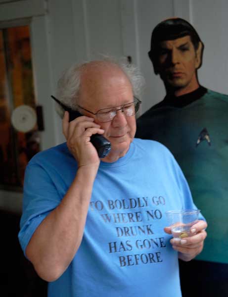 At a party with the usual subjects in Nevada City